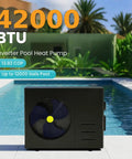 Extend Your Backyard Swim Season Way Past Late Summer With This Energy Smart Electric Pool Heat Pump cranking up water temps smooth for pools up to 12000 gallons.