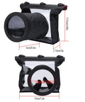 Underwater DSLR Housing for Deep Sea Capture Gear, 20 Meter Depth Rating Waterproof Case With Full Access to Camera Controls