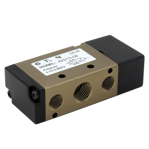 Industrial Grade One Two Position Pneumatic Air Control Valve With 12Mm Fittings Rock Solid Reversing Solenoid And Needle Valve Hella Versatile With Small Cylinders Top Shelf Parts