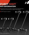 Front And Rear Sway Bar End Link Kit For Honda CR-V 2007 To 2016 Beefed Up Stabilizer Links With Grease Packed For Smooth Operation Tougher Durability And Quick Install, alloy steel