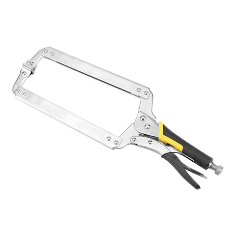 Beefy 3 Piece 18 Inch C Clamp Set With Metal Face Clamps Adjustable Opening Welding Locking C Type Wood Clamps for woodworking