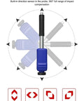 Heavy Duty Wireless Leeb Hardness Tester With Slick App Control And Built In Printer For Steel Testing High Precision dual coil probe with multi-angle measurement.