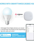 Zigbee Smart Light Bulbs With Hub Required Sold Separately, Works With SmartThings, Echo, Google Home, Alexa Voice Control