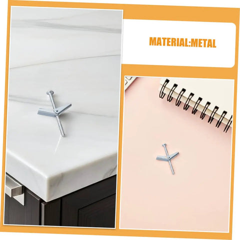 30-Piece Drywall Toggle Bolt And Wing Nut Kit For Hanging Heavy Stuff Safely In Home Or Office, Includes Durable Anchors, Screws, And All-Purpose Wall Hangers For Quick, Secure Mounts. Metal toggle bolt in drywall and shelf mounting