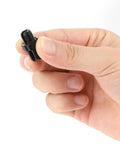Hand holding a 10mm aluminum alloy bike brake lever adjustment screw from a 4-pack for mountain and road bikes.