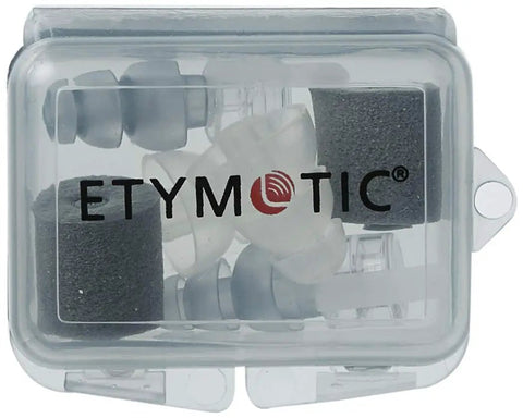 High Fidelity Ear Plugs For Concerts And Musicians With Universal Fit, Standard Large And Foam Tips in travel case