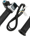 36V 1000W Ebike Controller Kit With Locking Battery Display And Twist Throttle Grip Ready To Roll Brushed Motor Speed Controller Replacement For Electric Tricycles Elderly Bikes Mini Pocket Bikes And Scooters, black 22mm grip