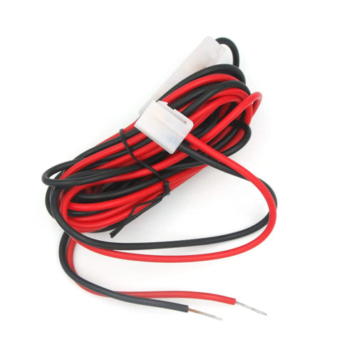 T Shape DC Car Power Cable For Mobile Radios 3 Meter With Inline Fuse And Blade Terminals, 15 Amp Rating, 13.8V DC, Max 60W