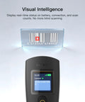 2D Wireless Barcode Scanner With 1.4 Inch TFT Screen Portable Bluetooth Barcode Reader 2600mAh Battery Nano 260D front view