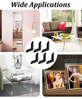 Kick Those Dull Scratches Straight To The Trash With These Heavy Duty Black Plastic Corner Protectors And L Shaped Bumpers displayed in various home settings.