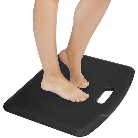 Anti Fatigue Floor Mat For Standing Desks And Everyday Spaces With Cushioned Gel Foam And Grippy Anti Slip Washable Surface Perfect For Home Office Kitchen And Garage 18 By 22 Inches