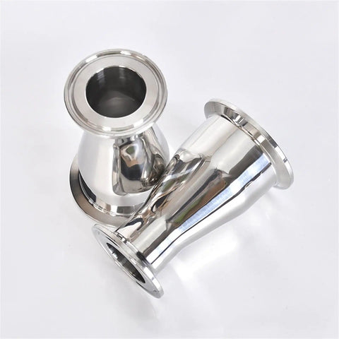 Stainless Steel Tri Clamp Ferrule Reducer Pipe Connector 51mm To 63mm SS304 Health Food Grade for homebrew lines