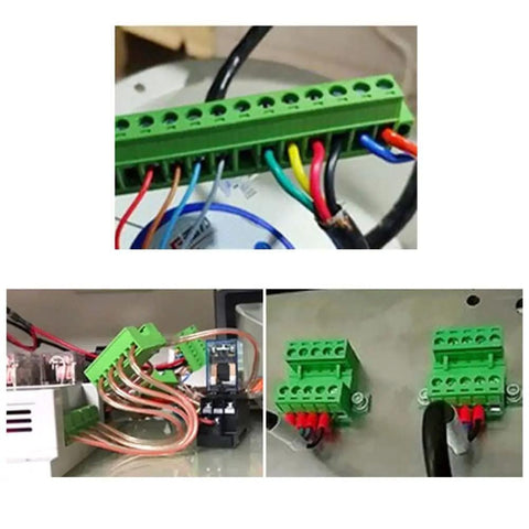 5 Pin Screw Terminal Block Connector With 3.81 Millimeter Pitch 300 Volt 8 Amp For 28 16 AWG Wire No Soldering Needed Easy Clamp Terminal in use