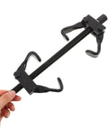 Heavy Duty Steel Spring Compressor Tool For Cars Pro Grade Auto Suspension Service Kit Front And Rear Strut Compression For Safe Quick Removal And Installation Of Coiled Springs, black steel
