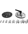 Cross Shape Disc Cutter Set Of 9 Punches For Jewelry Making Pendants And Bracelets Pendant Forming Mold Durable SKH9 Steel Kit