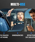 Windshield Crack Repair Kit For Cars 2025 Upgraded Quick Fix Set for chips and cracks DIY use with fast curing resin