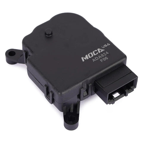 Top Notch HVAC Air Blend Door Actuator Fits Volkswagen And Audi Like Jetta Golf Atlas Tiguan climate control part, black plastic design.