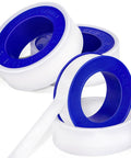 Plumbers Teflon Tape 3 Roll Pack No Leak Seal For Water Pipes And Plumbing Pro Grade High Density Tape Waterproof Durable Seal 390 Inches By 0.47 Inches Blue