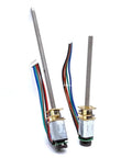 Dope N20 DC Gear Motor With Thred Screw Shaft 3V 6V 12V DIY Model For Robots And Automation Projects That Rock Stable Operation High Energy Efficiency Magnetic Sensor 7ppr Encoder Built Tough, with threaded shafts and wires.