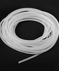 Movable Edge Guard Bushing Trim Protector For Panels Push In Edge Sleeve 33 Foot Roll, white PE coil