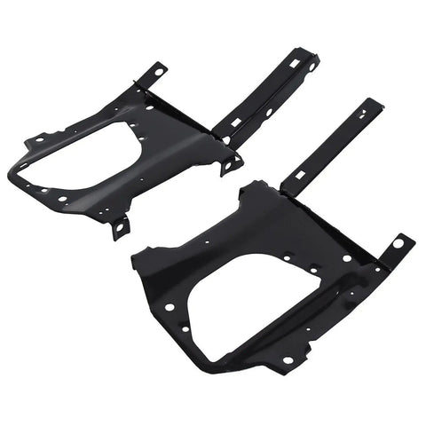 Front Bumper Mounting Retainer Bracket Kit Left Driver Side And Right Passenger Side Stainless Steel Black 2 Piece With Hardware
