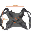 Lightweight PU Sword Carry Bag With Back Strap Waistband For Ninja Cosplay Dual Sword Holder Adjustable Straps Fits Most Bushido Swords Anime Costume Accessory Gear For Easy Wear And Secure Carry, dimensions 12x9.8 inches