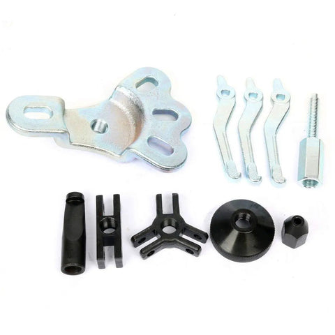 9 Way Slide Hammer Puller Set With Internal And External Jaws For Bearings Gears And Seals, Five Eighths Inch Eighteen Thread