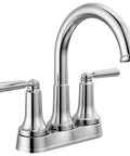 Centerset Chrome Bathroom Faucet With Diamond Seal Technology Built To Last 2x Longer Diamond Embedded Ceramic Disc Valve Metal Drain
