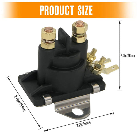 Drop In 12V Trim Solenoid Starter Replacement Kit For Outboard Motors Built Tough And Ready To Swap In 89-818864T 89-96158 8996158 8996158T 89-846070 89-94318 89818864T 89846070 8994318 2 Pack