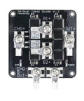 Heavy Hitting 75V 100A Ideal Diode Controller And Battery Isolation Control Board for Solar Arrays or Electric Rig Power Grids, dual connection.