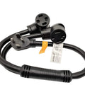 NEMA 14 30 Dryer Splitter Cord 30 Amp 3 Foot Male To Dual 14 30R Receptacles 250V 7500W 4 Prong Y Adapter with Nickel Plated Brass Pins