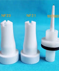PTFE Material Flat Jet Nozzle For Powder Coating Spray Guns, Compatible With Opti GA03 GM03 GM04 Flex Gun, NP20 nozzle.