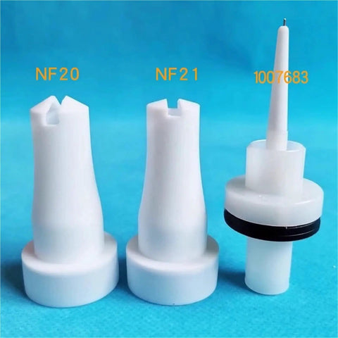PTFE Material Flat Jet Nozzle For Powder Coating Spray Guns, Compatible With Opti GA03 GM03 GM04 Flex Gun, NP20 nozzle.