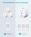 Wireless Remote Outlet Kit For Home Electronics And Lamps Expandable Light Switch System With 3 Outlets And Remote Up To 100 Ft Range