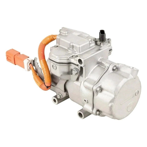 Top Grade Heavy Duty Electric Auto Air Compressor Climate Control Replacement Fits Toyota Prius And Lexus Ct200h Swaps In 8837076010, aluminum design.