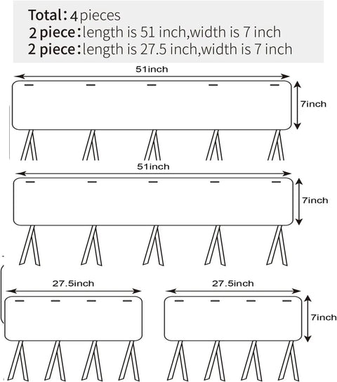 Edge Protector Strips And Corner Guard Set For Furniture, Grab-And-Go No Tools Needed Quick Install, Gray 4pc diagram