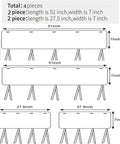 Dimensions of Toddler Bed Rail Protector Mesh Top Rail Fit Easy Install Kid Friendly Safety Guard For Crib Top Rails Gray 4 Piece Set.