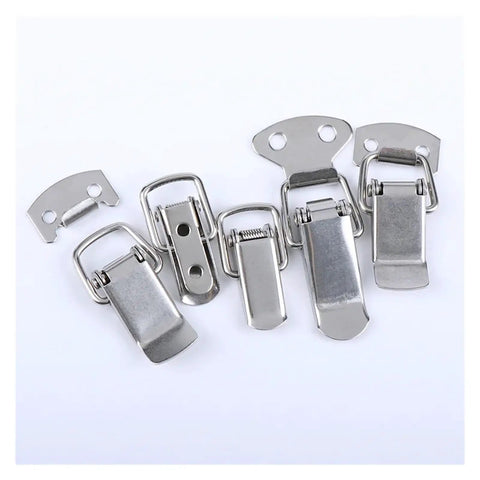 Spring Loaded Stainless Steel Toggle Latch Kit For Cabinets And Sliding Enclosures 6 Pack Cap Catch Design