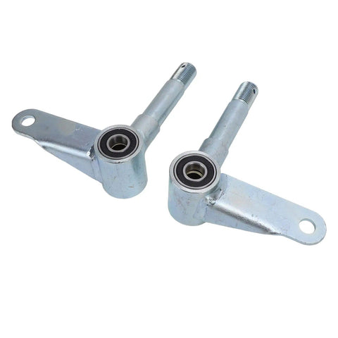 Heavy Duty 15mm Front Wheel Steering Knuckle Spindle For Go Kart ATV Quad With M15 Thread, steel alloy, 1 pair