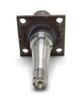 Front view of Beefed Up Heavy Duty Trailer Spindle For 3500 LB 84 Axle Weld On One And Three Quarters Inch Round with flange.