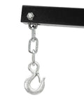 Built Like A Tank 2 Ton Folding Engine Hoist Crane hook and chain detail showing heavy duty construction for pro mechanics.