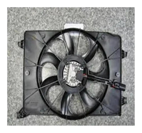 High Output Radiator Cooling Fan Compatible For Chevrolet Bolt EV 2017 To 2020, direct bolt-in assembly with dual ball bearing motor.