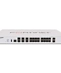Elite FortiGate 101E Network Security Firewall Appliance Loaded With Twenty Gigabit Ports And Quick SFP Uplinks, front view with ports.