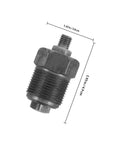 Beefy Heavy Duty Hydraulic Horizontal Jack Accessory With Pressure Relief Valve For Construction Sites And Auto Repair, Durable Metal Build, Easy Install Spare Part, 1.93 in x 1.10 in