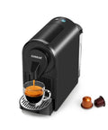 Upgrade Bafe Pro Espresso Machine For Nes Original Pods At Home 20 Bar Pump Fast Extraction Espresso And Lungo Coffee Maker With One Touch Operation And Barista Level Crema Black Finish