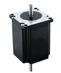 Nema 23 Stepper Motor 8mm Dual Shaft 57HS76 1.8 Degree Beefy Torque For CNC Machines 3D Printers Engraving And Automation Equipment 57x57x76mm Frame Ready To Run, dual-shaft metal motor