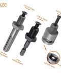 Keyless Drill Chuck Set Heavy Duty Pro Grade One Half Inch 20UNF With SDS Plus Shank and Quarter Inch Hex Shank adapters