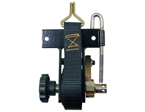 Beefy Ratchet Tie Downs For Square Tube Ladder Racks With Double J Hooks Set Of 2 500 Lb Working Load Limit Black