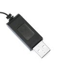 USB LiPo Battery Charger Cable For XT1 RC Drone Quadcopter FPV Parts, black connector with USB plug