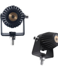 Heavy Duty Warehouse Safety LED Lights Set with Bright Positioning and Area Warning Lamps for Workplaces, 2 Pack, side and front view